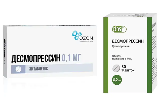 Desmopressin in the treatment of diabetes insipidus