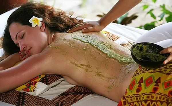Seaweed massage