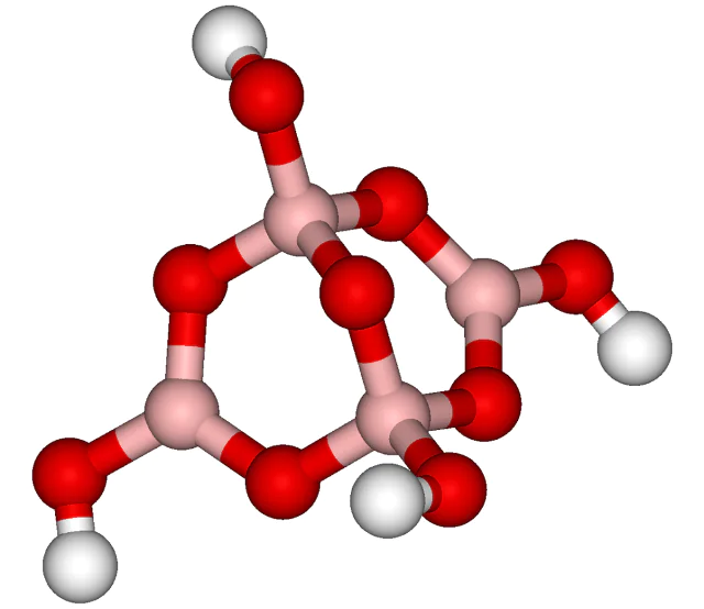 Natriumtetraborat 3d-modell