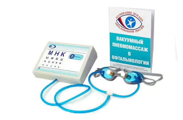 apparat for vakuummassasje i oftalmologi