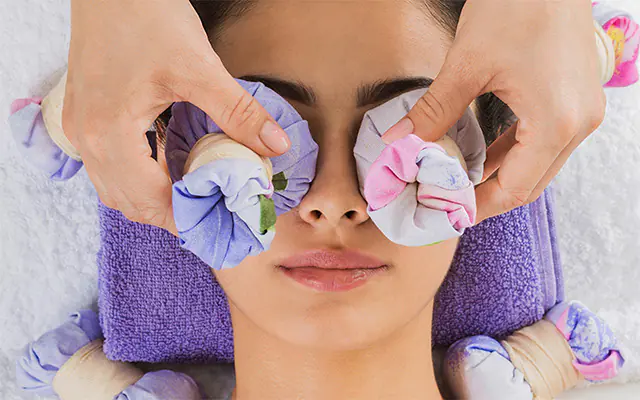 Recetas tradicionales contra la iridociclitis: compresas tibias para los ojos.