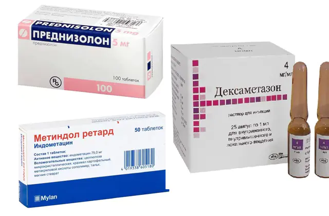 İridosiklit için antiinflamatuar ilaçlar