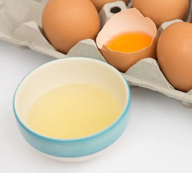 Белтък от пилешко яйце за орални папиломи