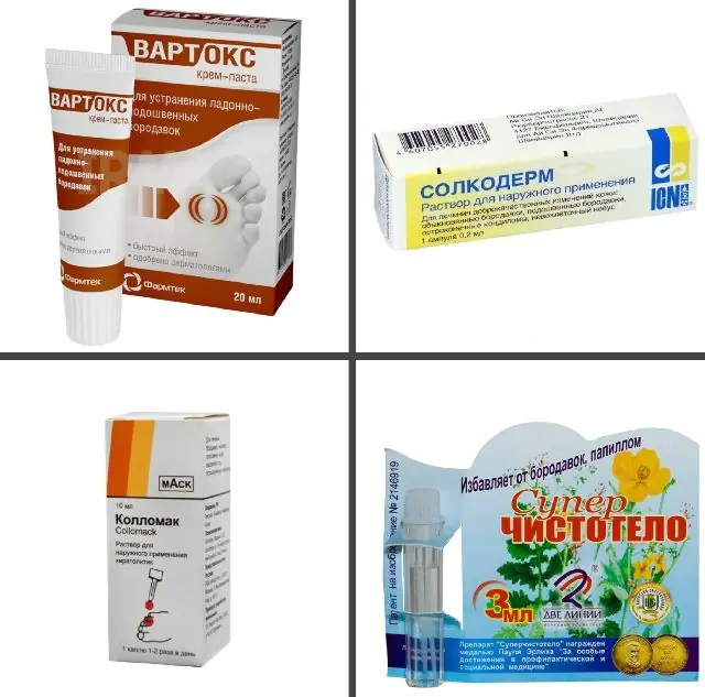 Drugs for the treatment of plantar warts