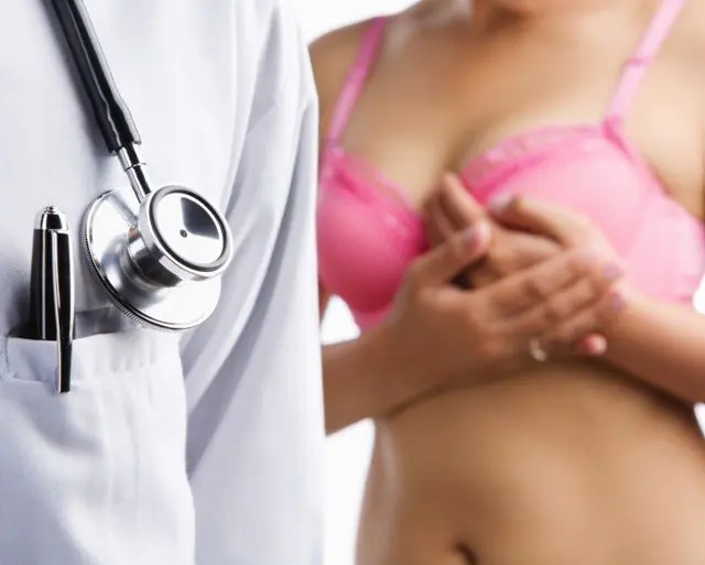 Bröstundersökning av läkare
