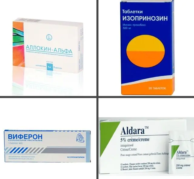 Medicines for papillomas on the head of the penis