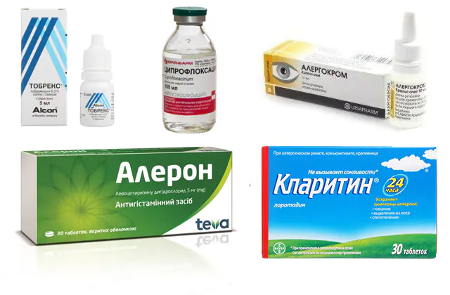 medicamentos para la queratoconjuntivitis