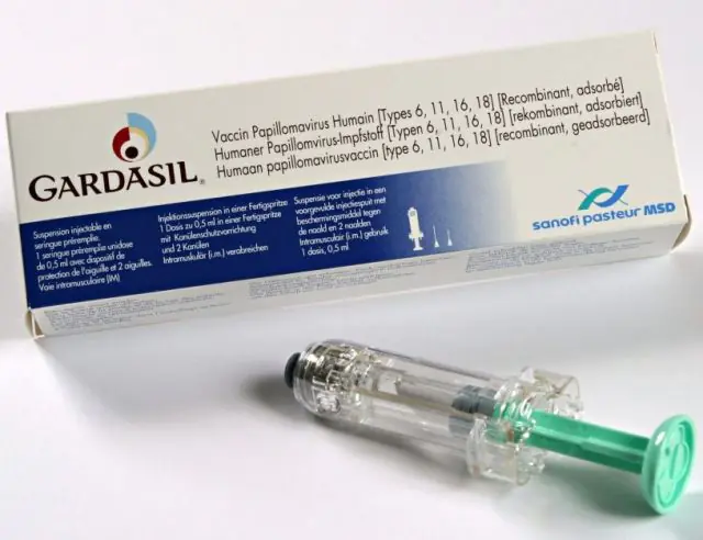 HPV peyvəndi üçün Gardasil
