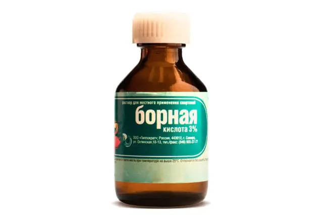 Boric acid against papillomas