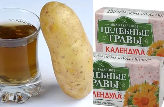 Katarakt için patates tentürü ve şifalı calendula