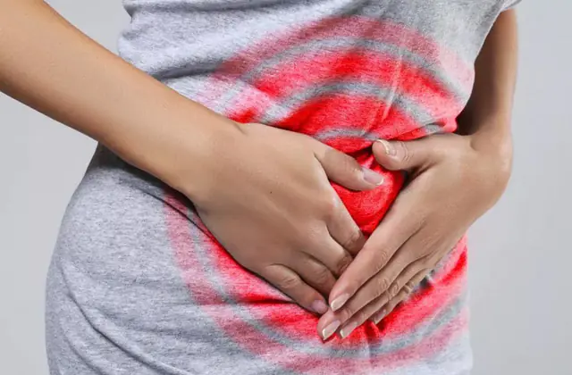Symptome der Entwicklung einer Oophoritis - Bauchschmerzen