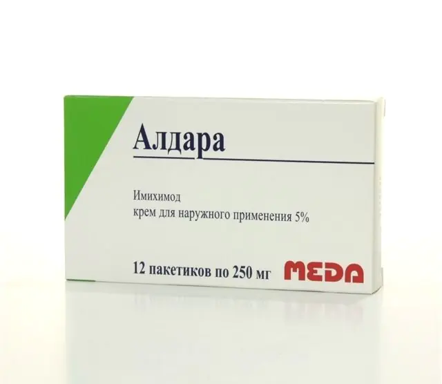 Aldara cream for papillomas on the upper eyelid