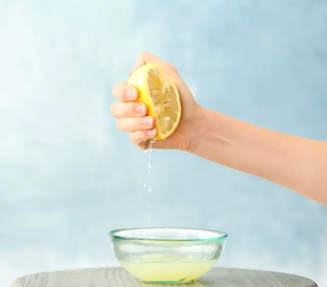 Citronová šťáva na papilomy na dětském nosu