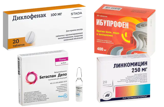 Médicaments contre la synovite