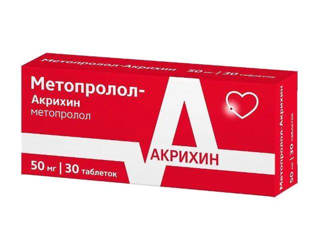 Metoprolol for behandling av angina pectoris