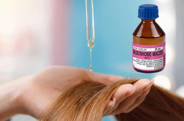 Vaseline oil for hair