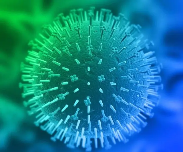 Mô hình 3d của virus HPV týp 59