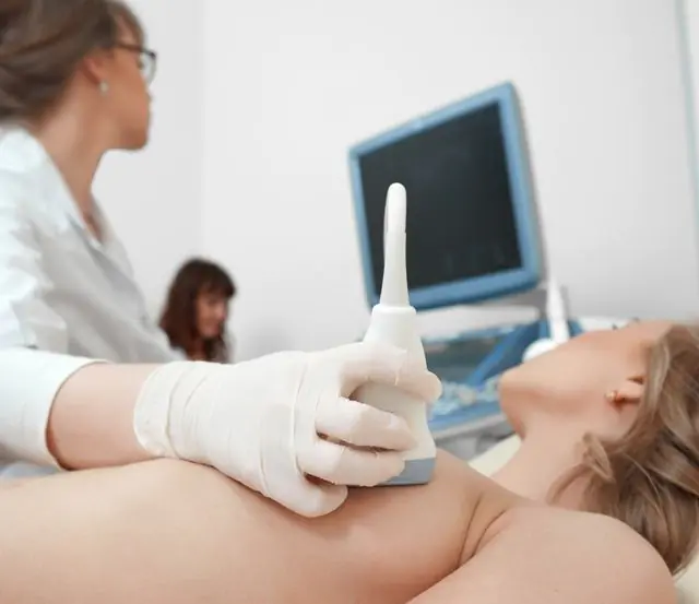 Ultrassonografia das glândulas mamárias