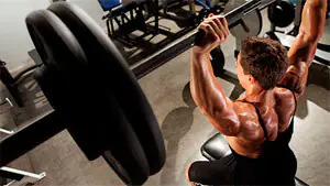 Isolating and basic exercises with a barbell at home and in the gym.