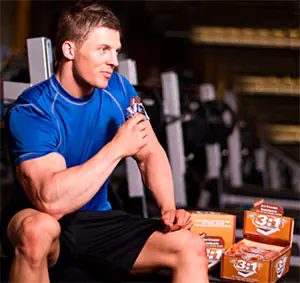 Protein bar as a quality source of protein.