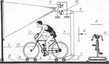 Техническая и физическая подготовка велосипедиста на специальных тренажёрах