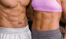 Exercises for pumping up the abs.