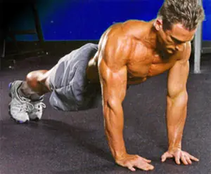 Hvordan pumpe opp armene med push-ups?