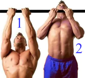 Hvordan pumper du dine biceps op på den vandrette stang?