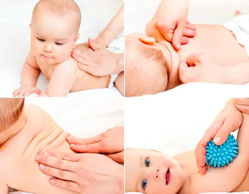 Baby massage up to one year