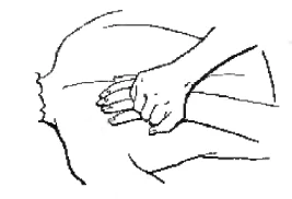 Massagem com as duas mãos